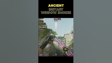 CS2 Ancient - Instant Window Smokes #cs2 #counterstrike