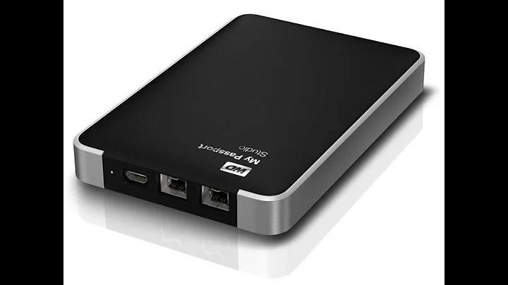 Western Digital My Passport Studio External Hard Drives - A Quick Look