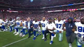 JERRY JONES \& DALLAS COWBOYS KNEEL PRIOR TO NATIONAL ANTHEM - Cowboys v Cardinals