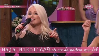 Maja Nikolić - Pusti me da nađem srcu lek - (LIVE) - Ami G Show - (TV Pink, 26. 1. 2021)