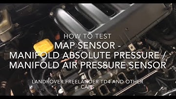 How to Test a MAP sensor - Manifold Absolute pressure / Manifold Air Pressure sensor