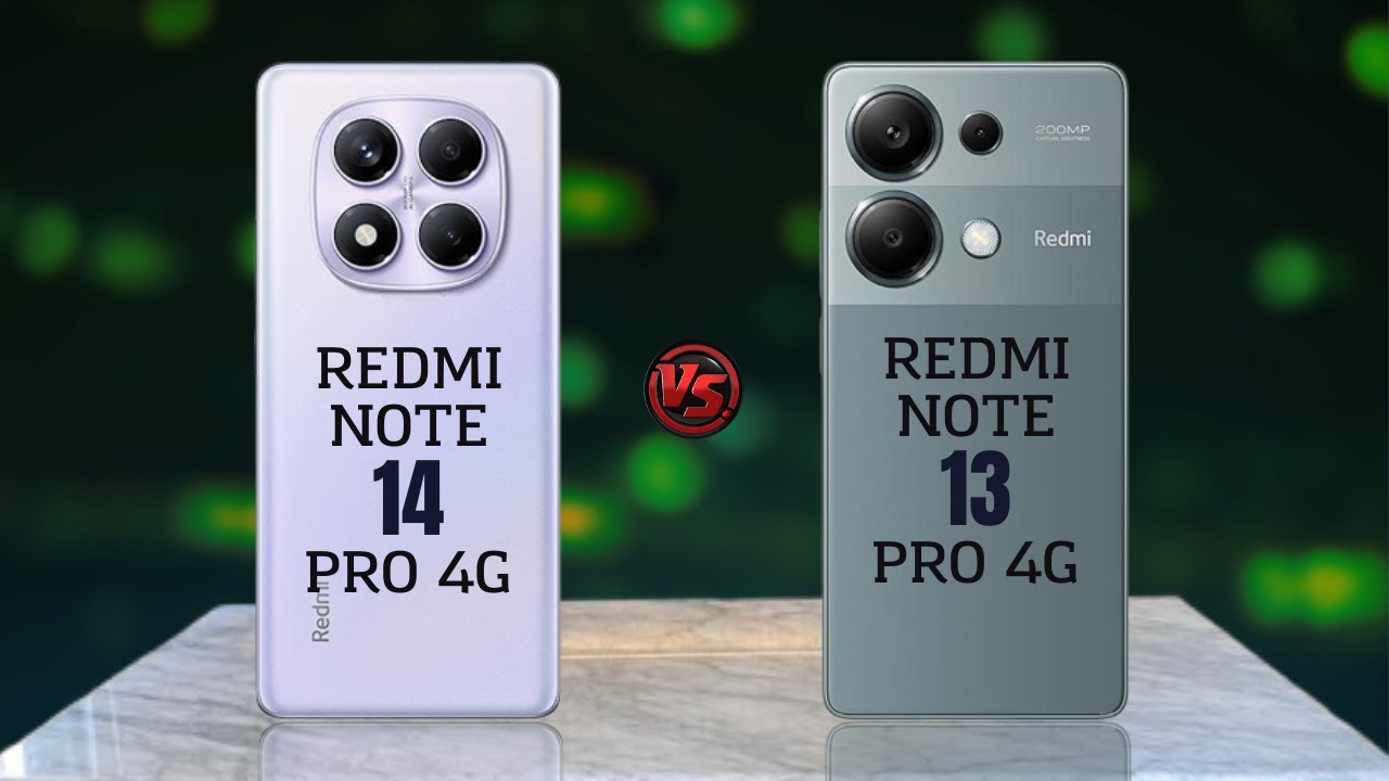 Redmi Note 13 Pro 4G vs Redmi Note 14 Pro 4G - YouTube