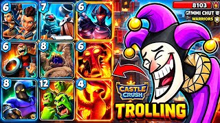 Trolling 😂 OPPONENTS in My Grand Master Castle! Castle Crush  screenshot 3