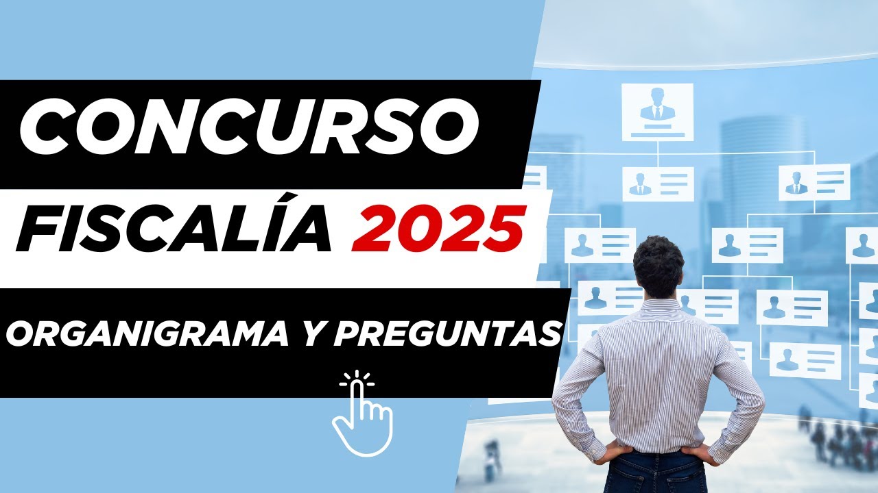 Concurso FISCALÍA 2025 | ORGANIGRAMA y Preguntas Situacionales