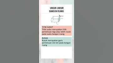 Unsur-Unsur Bangun Ruang