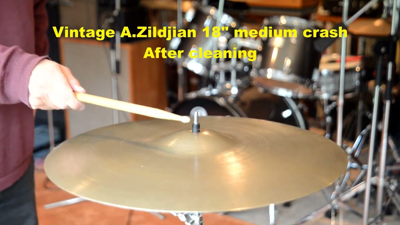 DF no.74 Cleaning vintage Paiste and Zildjian cymbals, 13/2/22 YouTube