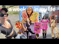 spend a week with me 🎧 my workouts, book haul &amp; friend chats