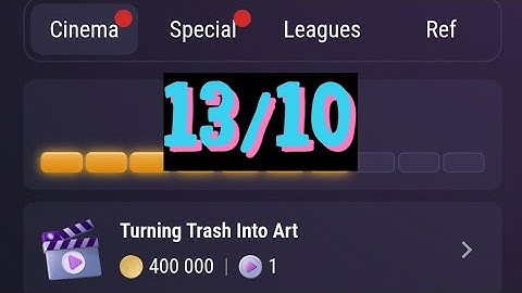 Turning Trash Into Art  13 October Tap Swap Watch Daily Video Code  | Tapswap New Code Today?  .