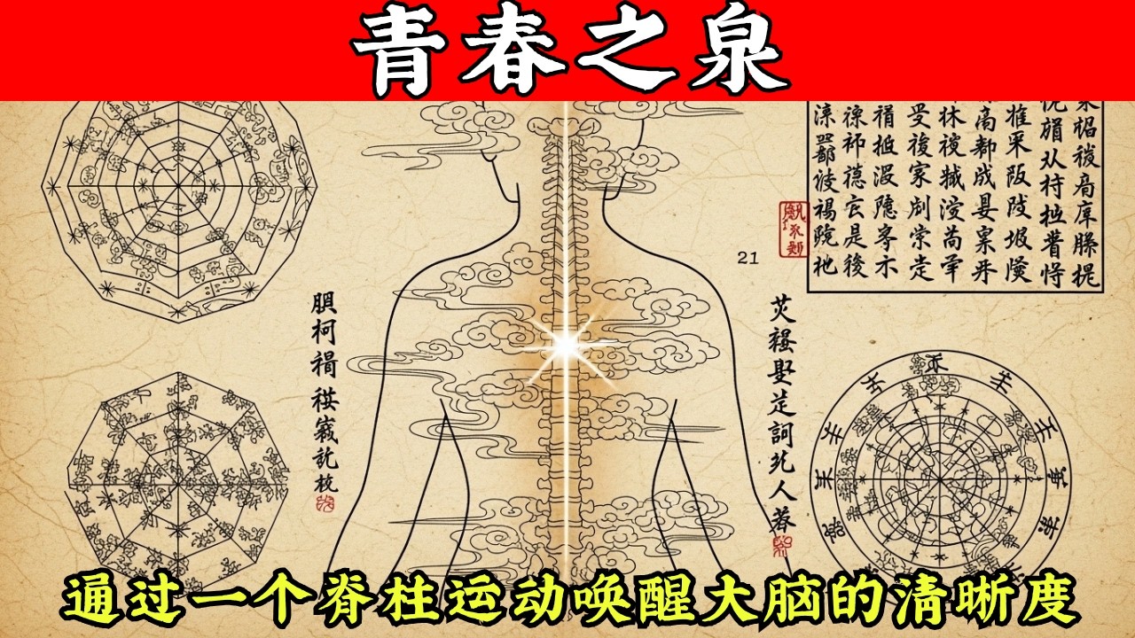 青春之泉：通过一个脊柱运动唤醒大脑的清晰度