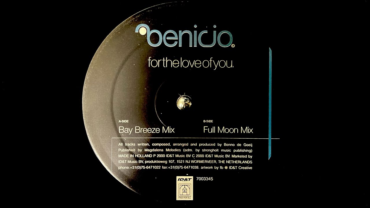 Watch Benicio - For The Love Of You (Full Moon Mix) (2000) on YouTube Watch Benicio - For The Love Of You (Full Moon Mix) (2000) on YouTube