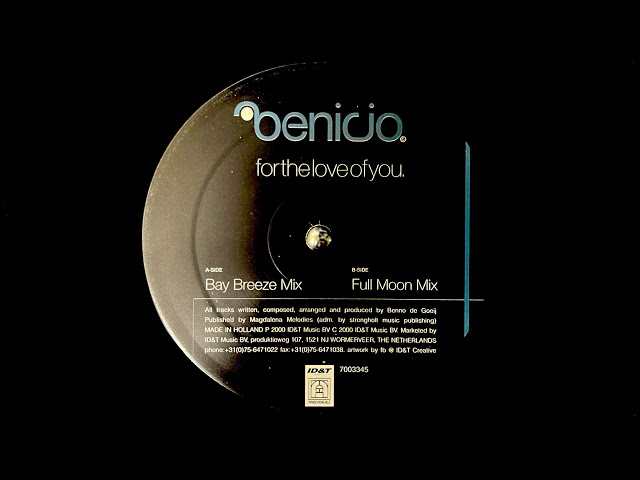 Benicio - For The Love Of You (Full Moon Mix) (2000)