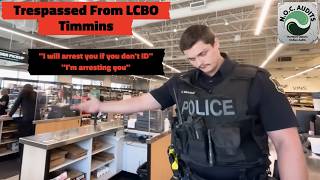 Trespassed From LCBO Timmins