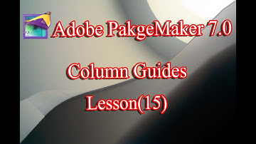 How To Make Column Guides In Adobe PageMaker 7.0 Lesson (15)|Burmese Tutorial