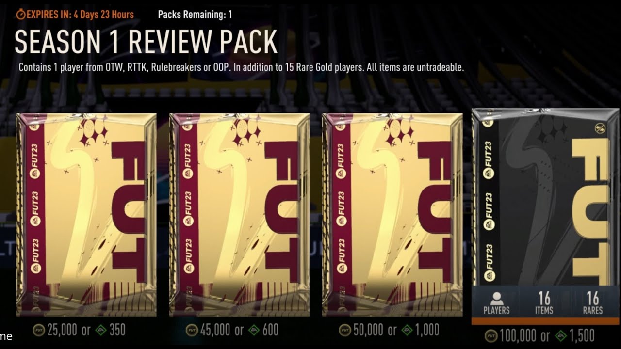 testing Season 1 Review Pack [Fifa 23] 🤔👀👀