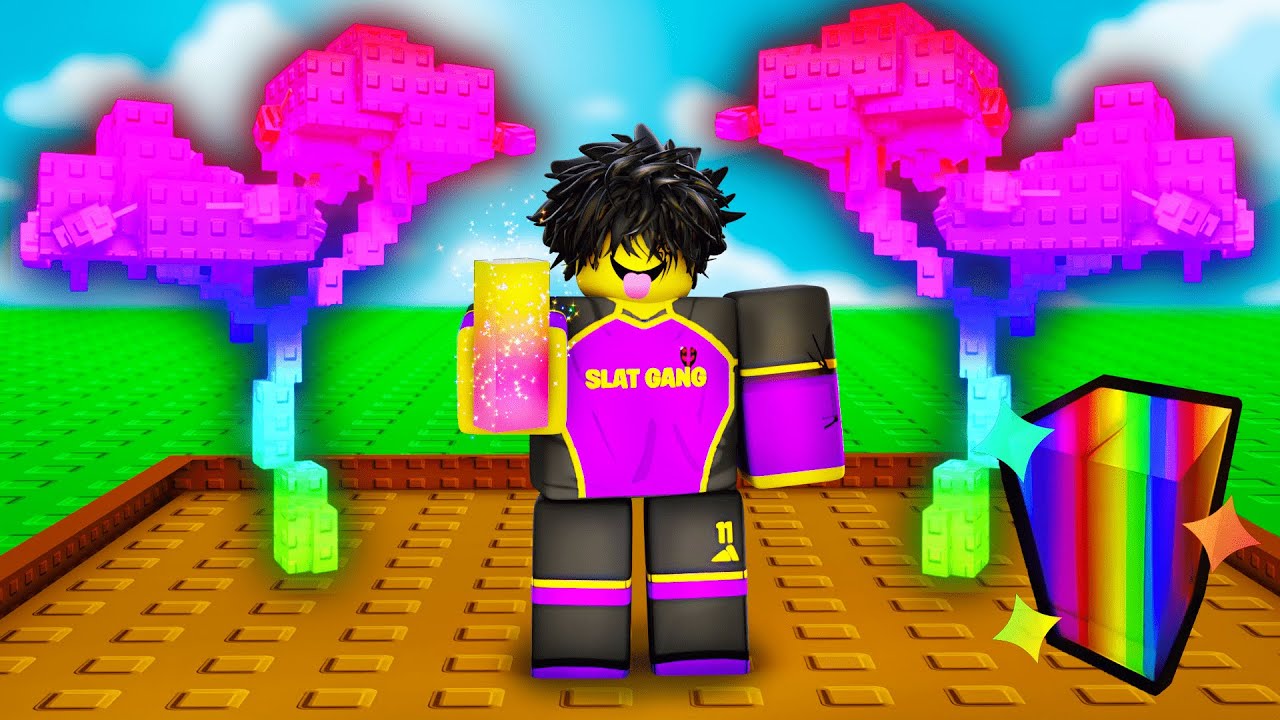I Grew a RAINBOW SUPERSEED CANDY BLOSSOM in Grow a Garden.. (0.001