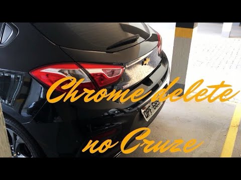 Cruze Chrome Delete ! Evelopamento black piano - YouTube