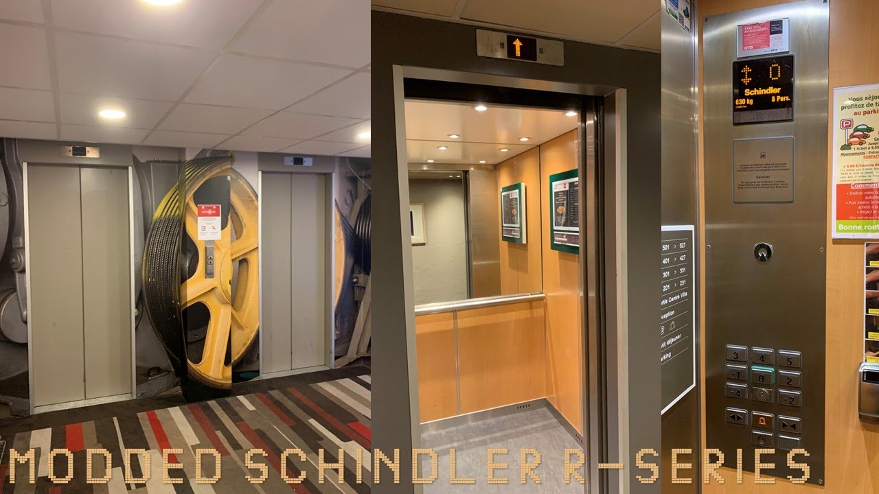 Modded Schindler R-Series Traction elevators @ Ibis Centre Comèdie ...