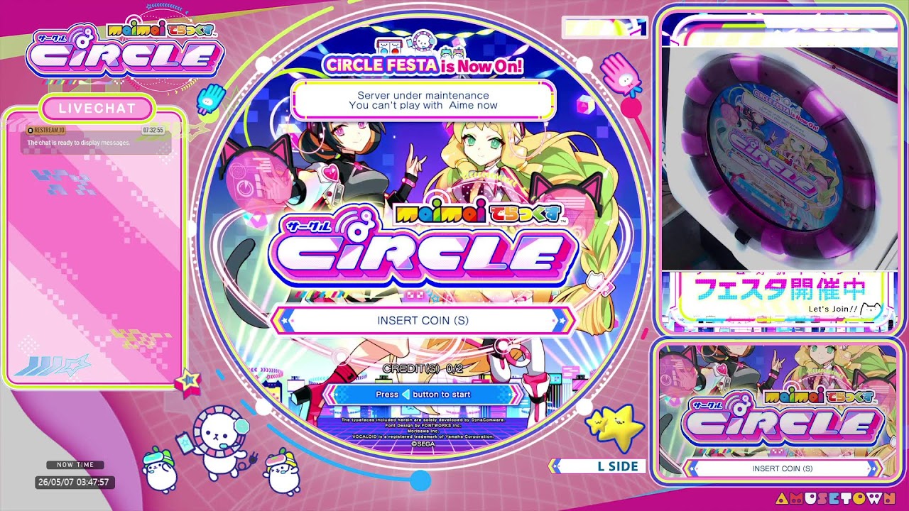 Amusetown] maimai DX Live Stream - YouTube