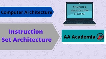 Instruction Set Architecture in Urdu/Hindi | Classification of instructions | AA Academia