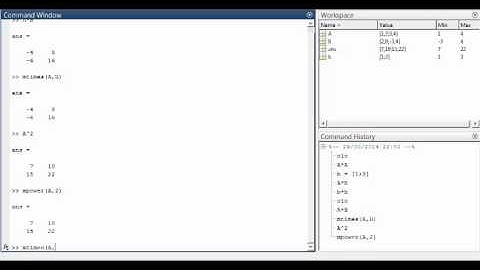 Introduction to Matlab (Operations on Arrays)