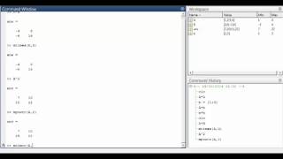 Introduction to Matlab (Operations on Arrays)