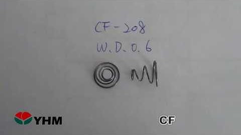 CNC Spring Machine CF Series-0.6mm battery spring-YHM