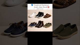 🗣️ Essential Footwear For Men's💯 #shorts #outfitideas