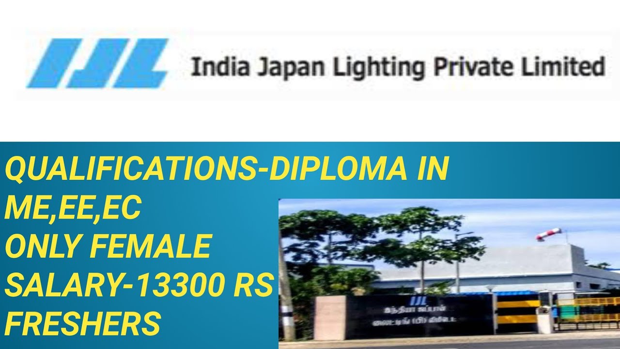 India Japan Lighting Pvt ltd Bawal,Fresher Engineer jobs Here,Haryana