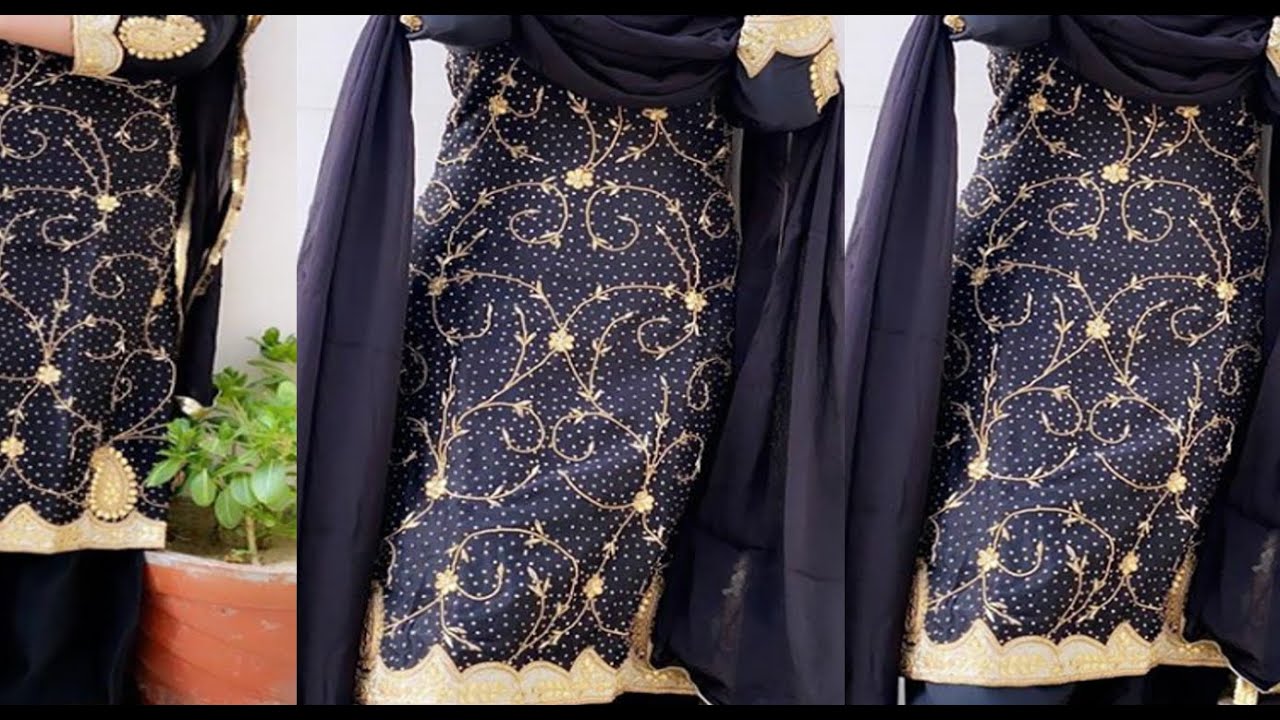 latest wedding suit design!boutique design suit!punjabi bridal heavy suit!latest punjabi salwar suit