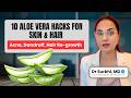 How to Use Aloe Vera for Skin & Hair: 10 Expert DIY Remedies | Dr. Surbhi Dermatocare