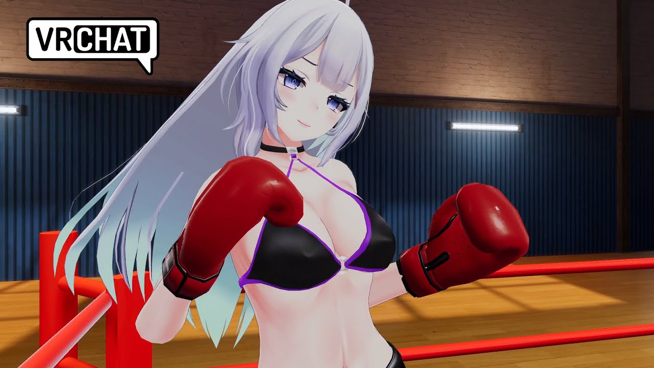 Bikini model shows you her devastating hooks VRchat POV BOXING