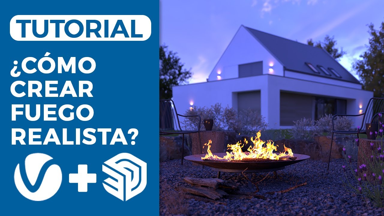 ¿Cómo crear FUEGO REALISTA? 🔥🔥 | V-Ray For SketchUp