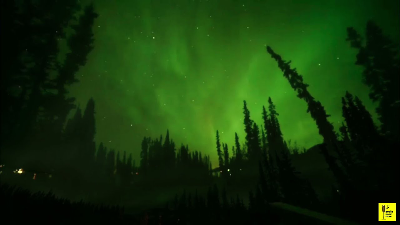 Aurora Borealis And Northern Lights - Relaxing Ambient Music for Sleep, Study, Stress Relief, Relax
