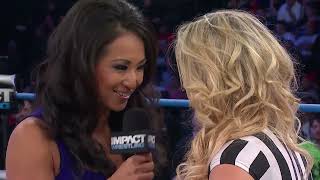 Taryn Terrell, Gail Kim &amp; Brooke Hogan Segment - Terrell Becomes a Knockout (March 21, 2013)