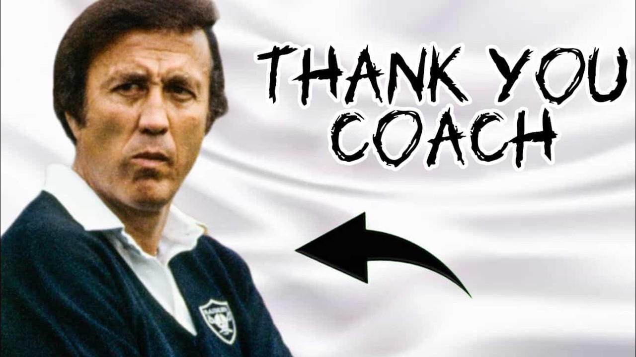 Raiders Coach Tom Flores receives his flowers.