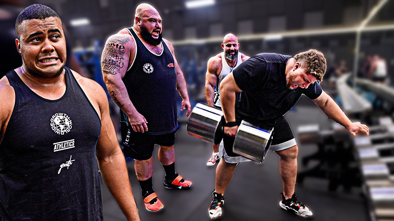 ELE TEM UMA FORÇA IGUAL DO BITELO - LEVANTOU O HALTER DE 100 KG COM FACILIDADE