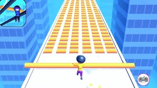 Satisfying Mobile Games: Laser Man Run Roof Rails, Juice Run... screenshot 2