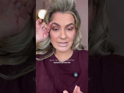 Vem aprender comigo a fazer um belo delineado, até mesmo com a pálpebra caída.