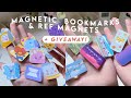How to make ref magnets  magnetic bookmarks at home w itech magnetic sheet  studio vlog