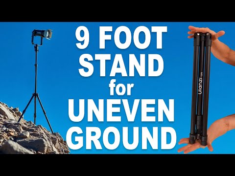 Super Tall 9ft Lightweight Light Stand For Uneven Ground Ulanzi T097 T270 2,7m Great For Travel