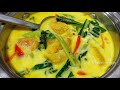 Sayur sawi masak lemak sawi sothi sodhi with tofu mustard greens in coconut milk vegetarian