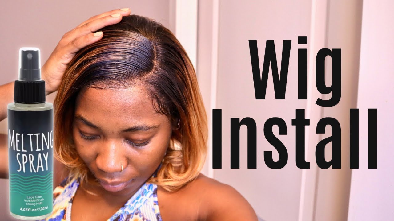 FRONTAL WIG INSTALL | BEGINNER FRIENDLY USING MELTING SPRAY
