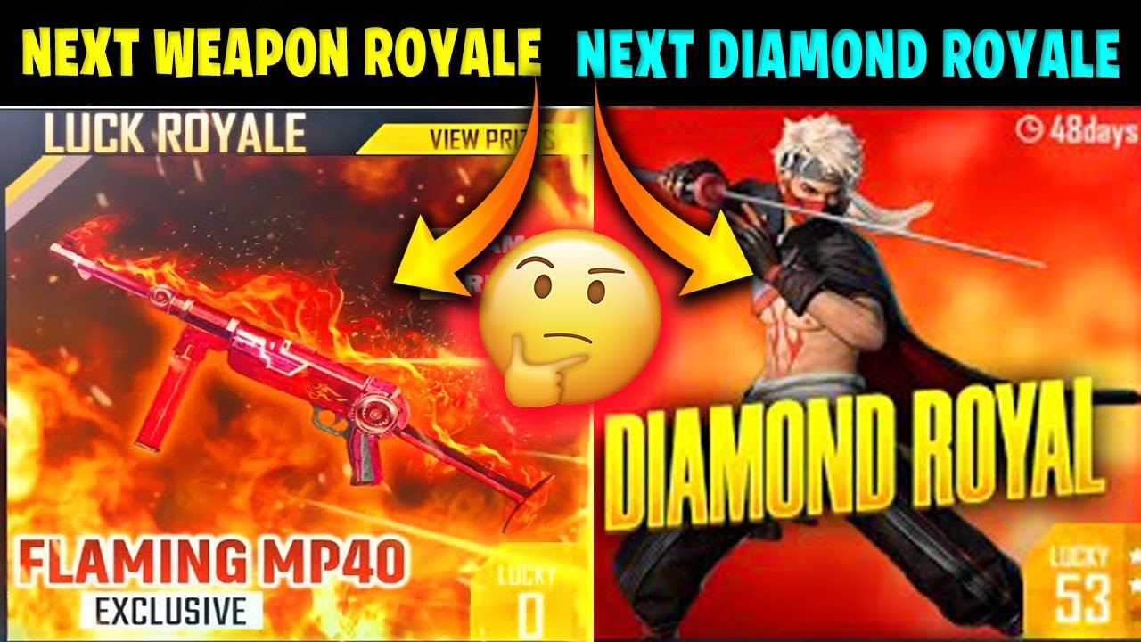 Next Weapon Royale || Next Diamond Royale || Free fire New event