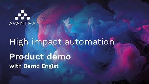 Avantra 23 Produktdemo with CTO Bernd Engist