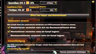 EPGP Addons Kofiguration - [EXTINCTION] @ Dethecus EU