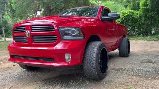 Ram 1500 On 22X12S Ballistic Wheels