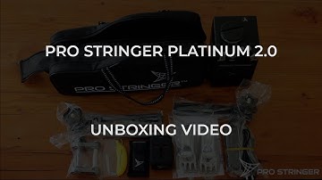 UNBOXING -- PLATINUM 2.0 PORTABLE ELECTRONIC TENNIS RACQUET STRINGING MACHINE -- PRO STRINGER