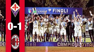 Our Under-15s are Champions of Italy | Fiorentina 0-1 AC Milan