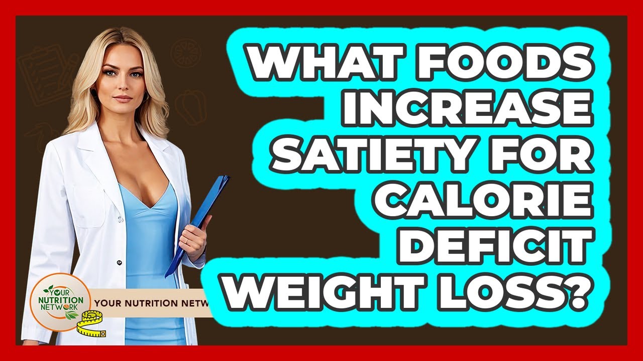 What Foods Increase Satiety For Calorie Deficit Weight Loss? - Your Nutrition Network