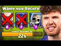 😱❌NUR RECHTE KARTEN WÄHLEN, BIS ICH VERZWEIFLE... | Clash Royale Deutsch